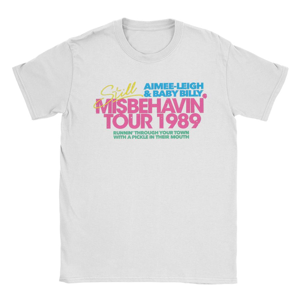 Righteous Gemstones Misbehavin T-Shirts for Men Baby Billy Vintage 100% Cotton Tees O Neck Short Sleeve T Shirt Party merch