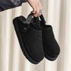 New Large-sized Shoes Slippers Women's Fashion Versatile Thick-soled Velcro Headband