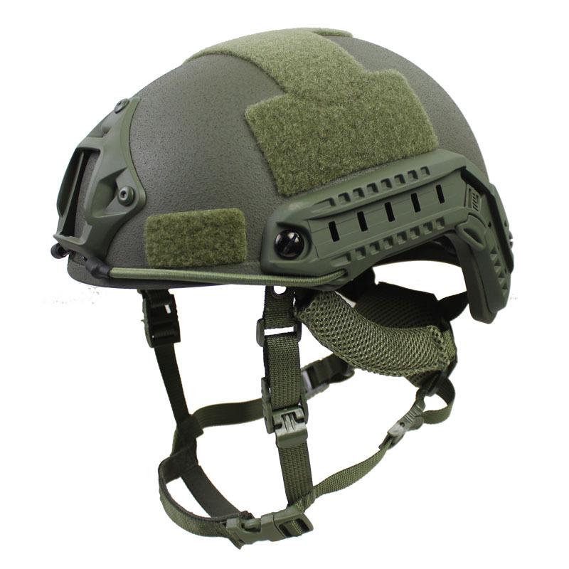 Upgraded FAST Fiberglass Riot Helmet with Wendy Liner: CE Certified, 1.5KG for Special Forces Training