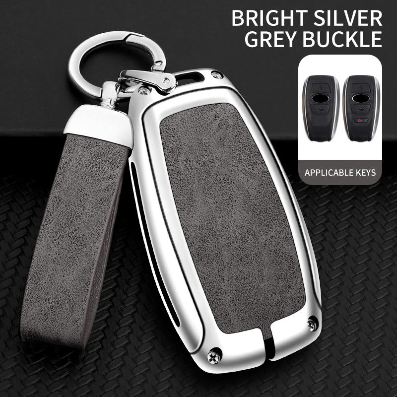 New Zinc Alloy Car Key Case Cover Protector Shell For Subaru Brz Sti Xv Sv Forester Legacy Outback Crosstrek Impreza Wrx Ascent