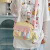 New nylon anti-splashing shoulder bag Japanese sweet student messenger bag female Mori candy-colored mobile phone small bag