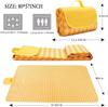 Ruilin Sandproof Waterproof Picnic Blanket - Quick-Dry Large Outdoor Mat for Beach, Camping & Travel