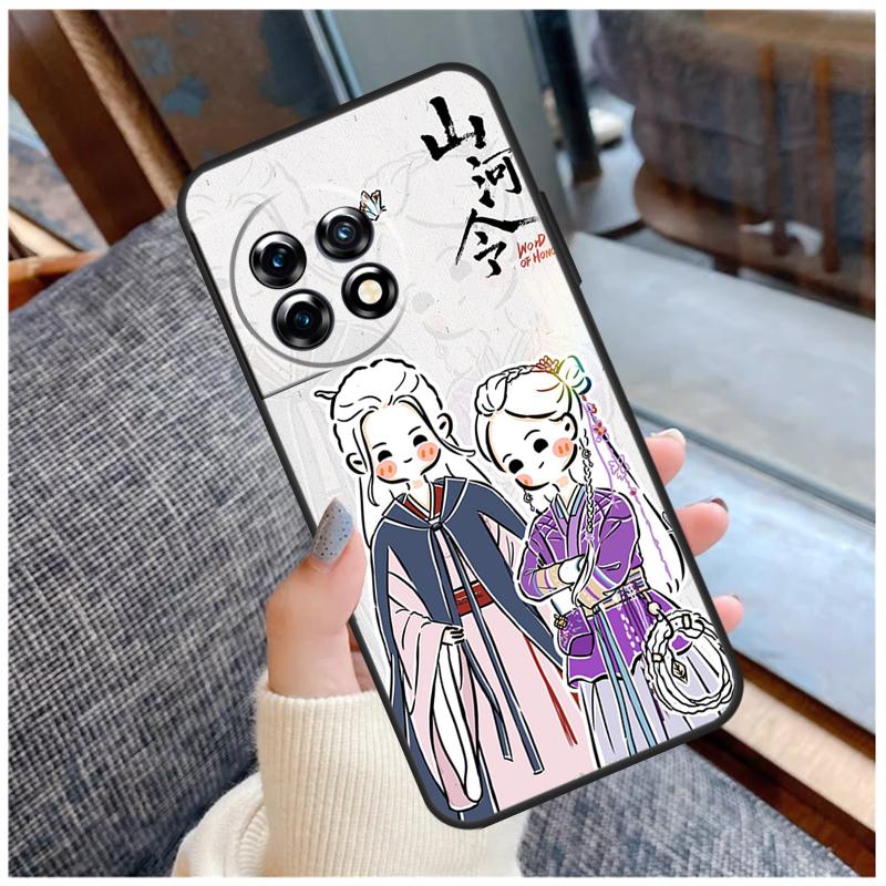 EHRENWORT Shan He Ling Cartoon Hülle Für OnePlus 13R 13T 12R 10R 10T 15 13 12 11 10 9 Pro Nord 5 CE 2 3 4 Lite N20 N30 Hülle