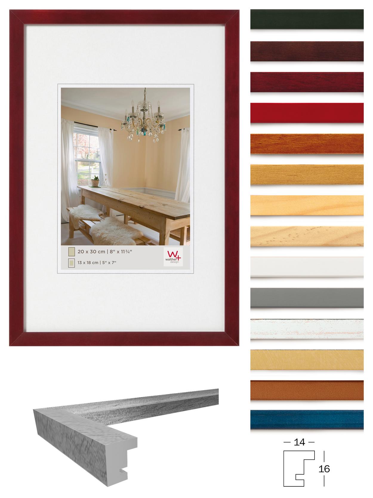 Marco de madera de pimientos