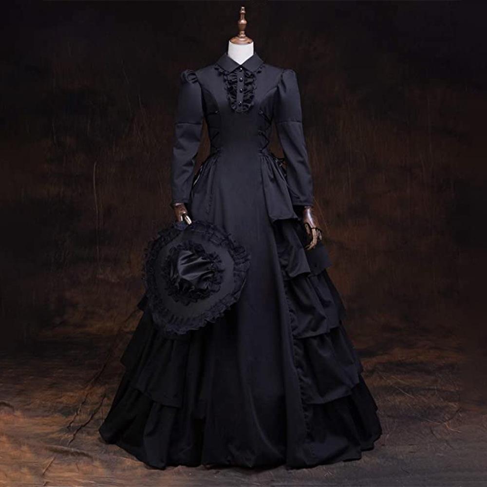 Medieval Victorian Gothic Lace Renaissance Dress