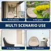 Portable Inflatable Lazy Chair PVC Air Couch Sofa with Foot Pad & Repair Patches Ergonomic Blow Up Lounger Chair for Living Room
