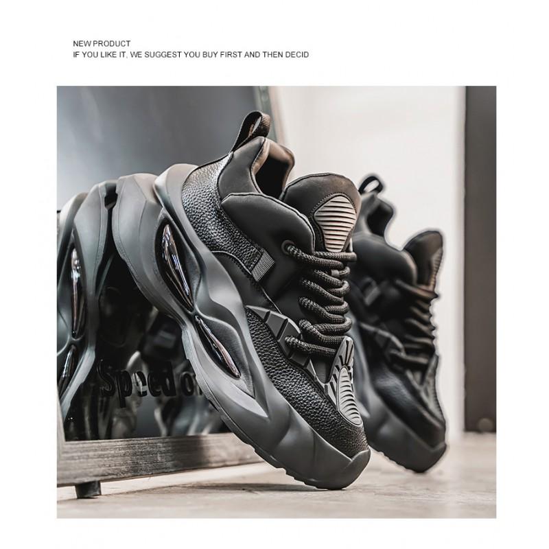 Mens Chunky Sneakers Thick Sole Comfortable Casual Shoes Daily Wear Walking Campus Style