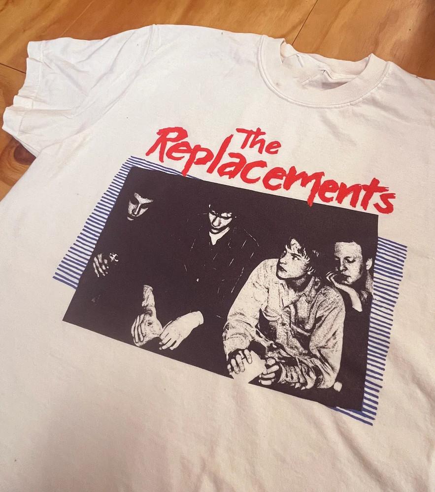

The Replacements Band WHite Shirt Unisex Concert S5XL TR629 Unisex T-Shirt S
