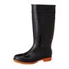 Fuji Glove Industry Botas de Segurança Unissex Adulto 8893, Preto/Branco, Resistente a Óleo, Longa, 24~30cm, PVC, Biqueira incluída