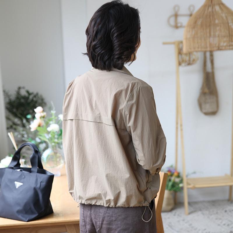 Shiz Madam Women Modern Banding String Collar Jacket J31684