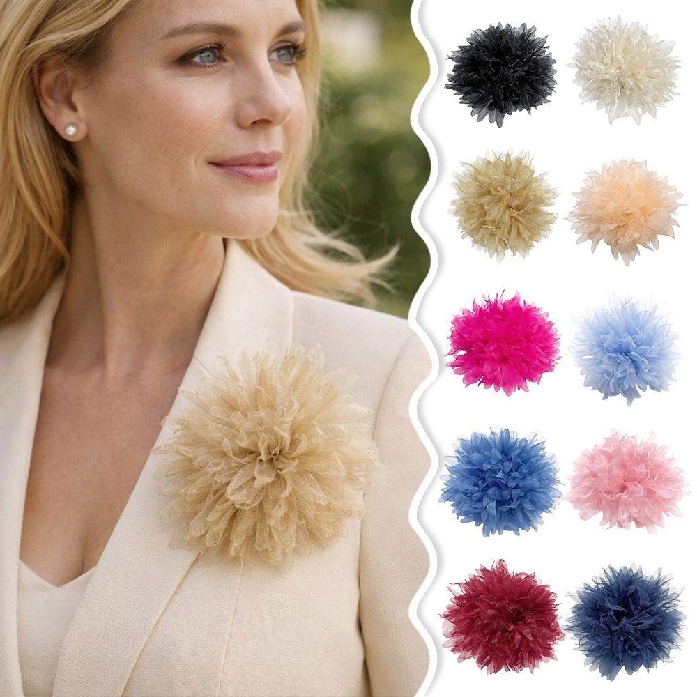 Vêtement Robe Décoration de Col Broche Vintage Fait Main Bricolage Corsage de Vêtement Banquet de Mariage