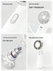 High-Speed Portable Handheld Fan with Ice Pack and Rechargeable Semiconductor Technology