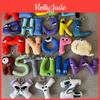 Peluche Morbido 3,9 pollici Alphabet Lore Ciondolo Bambola Giocattolo Educativo per Bambini