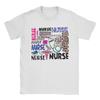 Tie Dye Retired Nurse T Shirts Unisex Unisex Pure Cotton Funny TShirts Crewneck Nurses Day Tees Short Sleeve Clothing Plus Size