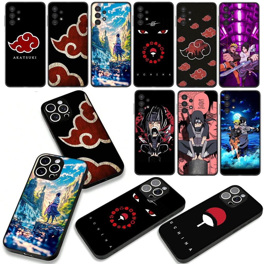 for Motorola Moto G54 G05 G24 G55 G75 G85 G15 G86 Power Edge 50 30 Fusion neo Pro Case Sasuke Uchiha Itachi Akatsuki Narutos