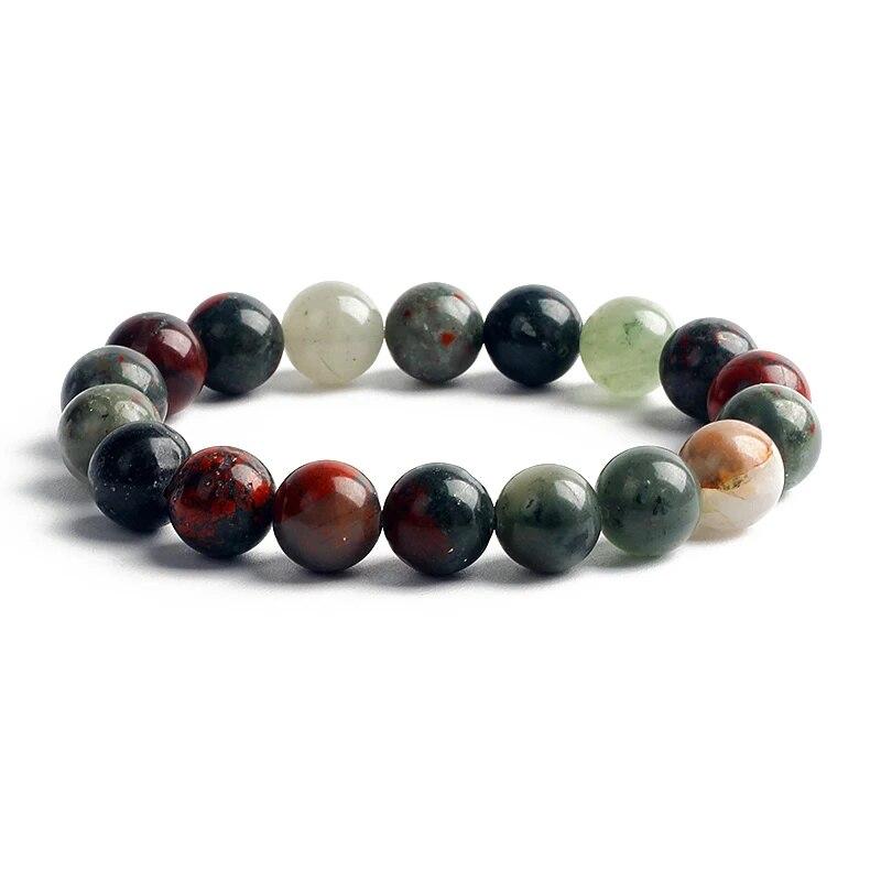 10MM Natural Stone Beads Bracelet Men 8MM Reiki Tiger Eye Agates Quartz Beaded Bracelets for Women Elastic Rope Handmade Jewelry