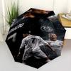 Cr7 Football Legend Outdoor Automatic Umbrella Compact 8-Rib Design Durable Plastic & Iron for Outdoor Daily Use Vibrant Pattern Umbrella