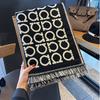 New Luxury Designer Brand Winter Blanket Scarf Shawls Women Warm Cashmere Letter Print Large Wrap Foulard Long Stole