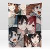 anime HHorimiya Story Throw Soft Flannel Blanket for Bed Bedroom Sofa Picnic Throw Skinfriendly Breathable Gift Cover