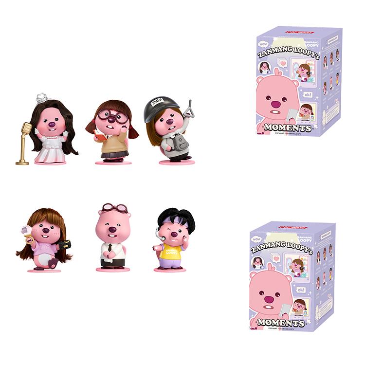 New POP MART Zanmang Loopy's Circle Of Friends Performs Me Blind Box Products Single Mystery Box/Full Box 6 Pcs PPMT-2501-0041