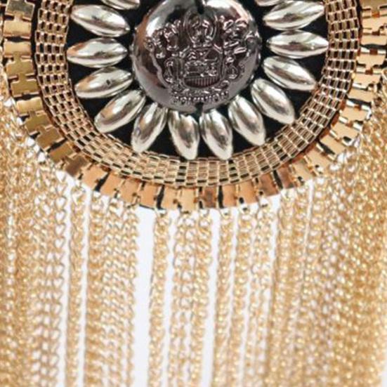 Shoulder Brooch Tassels Punk Jewelry Lightweight Wear-resistant Brooch Pin Clothes Decor
