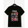 Men's T-Shirt Black Classic Car Legend Graphic Print for Garage And Automotive Enthusiasts