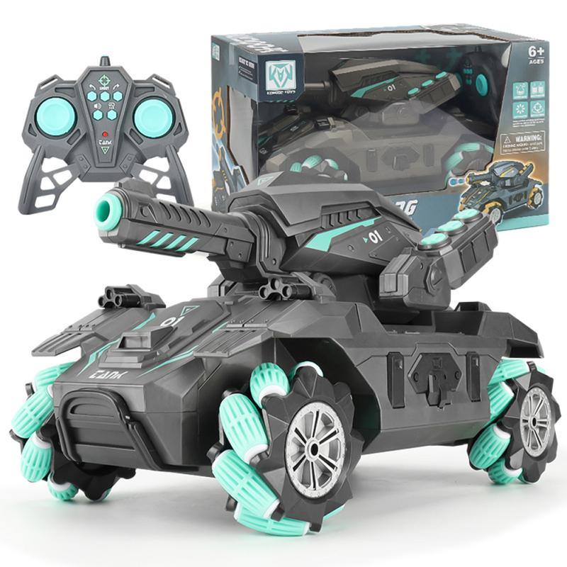 2.4g Remote Control Tank Car Gesture Sensing 360 Degree Rotation Drift Water-bomb Tank Car Toy For