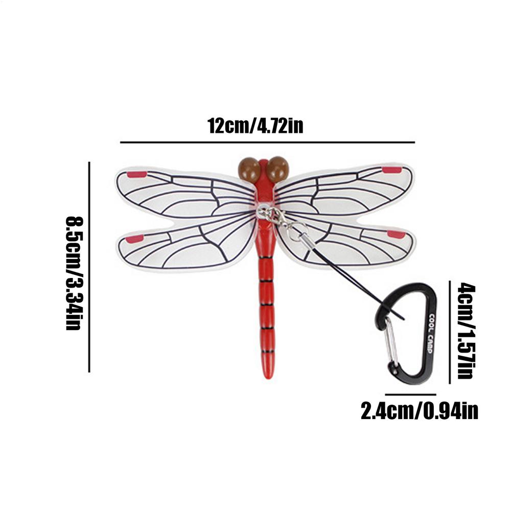 

Dragonfly Hat Clip Outdoor Fly Repelling Simulation Dragonfly Clip Garden Yard Decor Craft for Hiking Mountain Climbing Camping красный