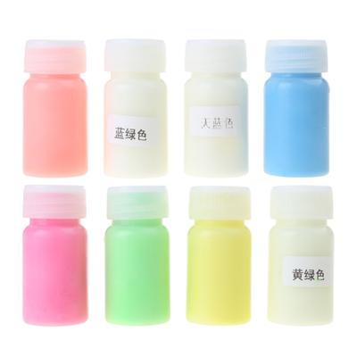 8 Farben Leuchtpigmentpulver Leuchtendes Harz Leuchtpulver DIY Handarbeit Leuchtpigment (0,52oz/15g pro Packung)