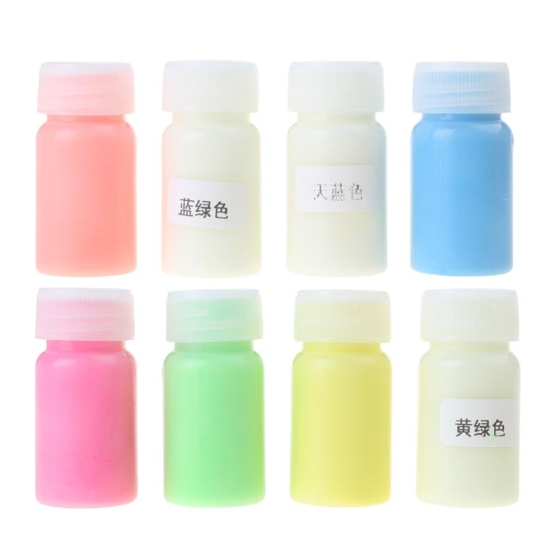 

8 Colors Luminous Pigment Powder Luminous Resin Luminous Powder Diy Handicraft Luminous Pigment (0.52oz/15g Per Pack) 1