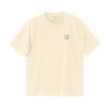 MaiSon KitSune Lm00107kj0119 P205 Bold Fox Head Patch Men S Short Sleeve Tee