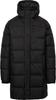 Trespass Winter Jacket with Quilted Hood and Zip Pockets Black