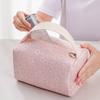 Large capacity Cosmetic Storage Bag Zipper Wpmen Toiletries Bag Floral   Makeup Bag  Travel