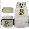 ONE PIECE heat transfer schoolbag primary school student printed backpack large capacity backpack backpack pencil case