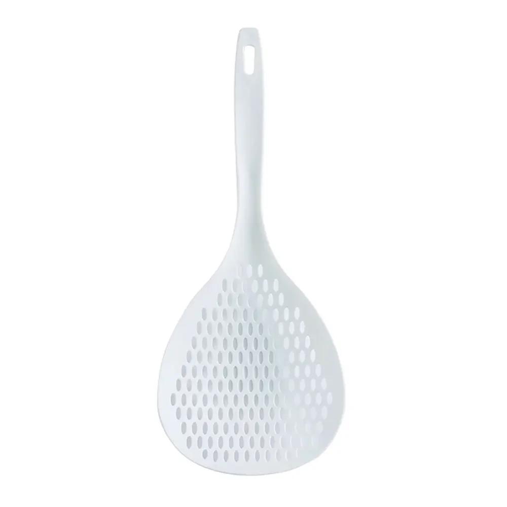 Home Kitchen Leaky Spoon Large Multi-Purpose Fishing Noodle Long Handle Non-Slip Round Strainer Drainer Eco-Friendly