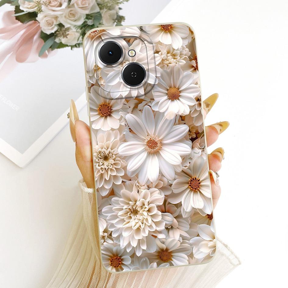 For Tecno Spark 40C Case KM4k Fashion Painted Liquid Silicone Soft TPU Shockproof Cover For Tecno Spark40C Pop 10 Pro Phone Case