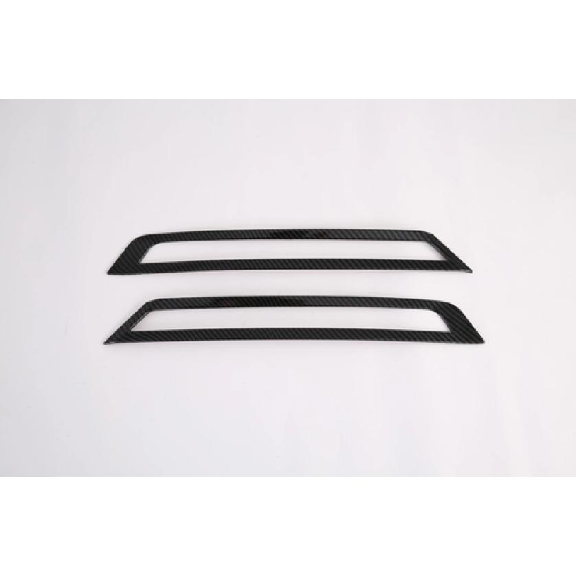 Rear Fog Light Frame Cover Trim For - Hyundai Sonata ABS Carbon Fiber