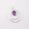Pink Bio Tourmaline Gemstone 925 Sterling Silver Jewelry Handmade Pendant 1.65" PP-61-53