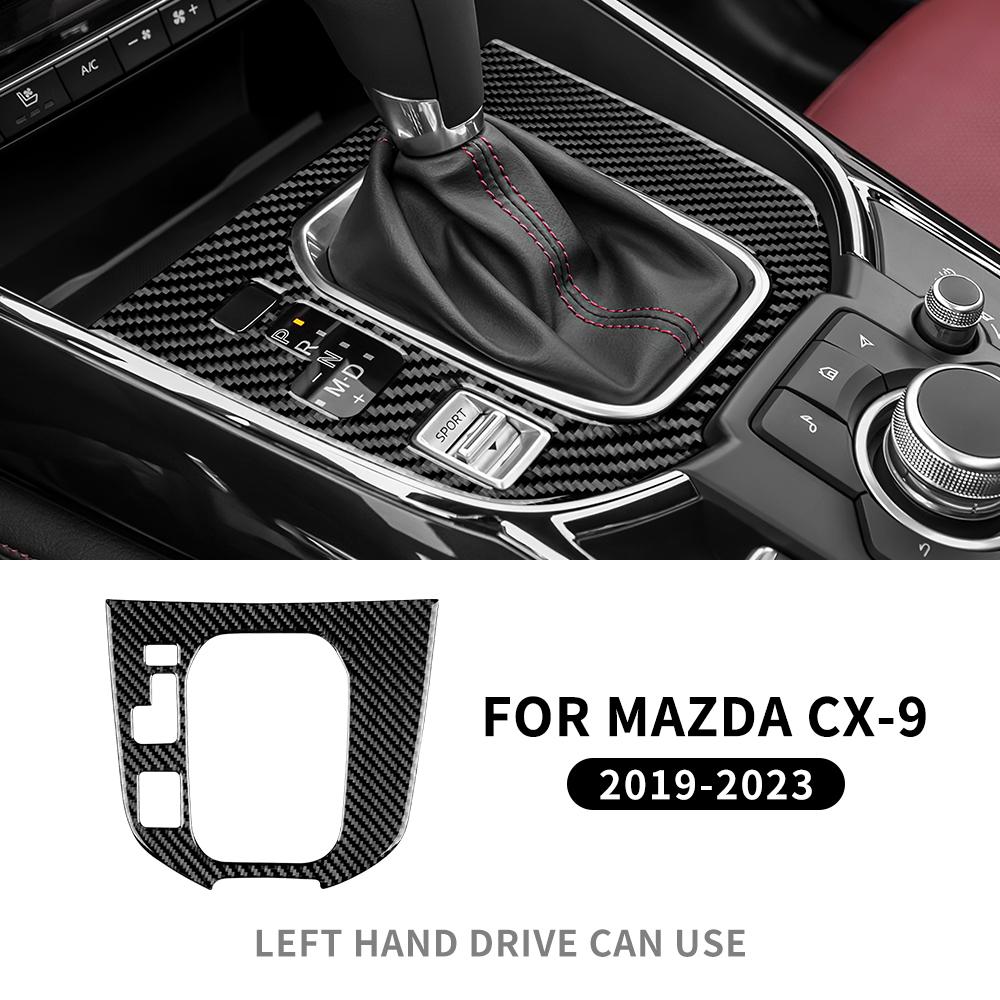 

Наклейка зі справжнього карбону для Mazda CX-9 2019 2020 2025 2025 2025 Панель центральної консолі перемикання передач Аксесуари для салону RHD LHD