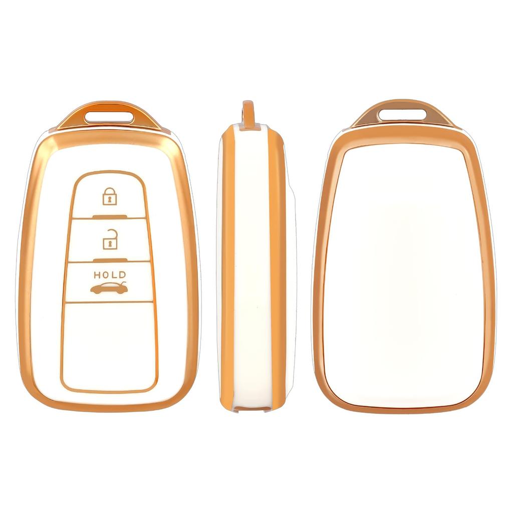 OFF WE GO Key Case, TPU Car Key Cover, Key Shell Compatible, Toyota Camry