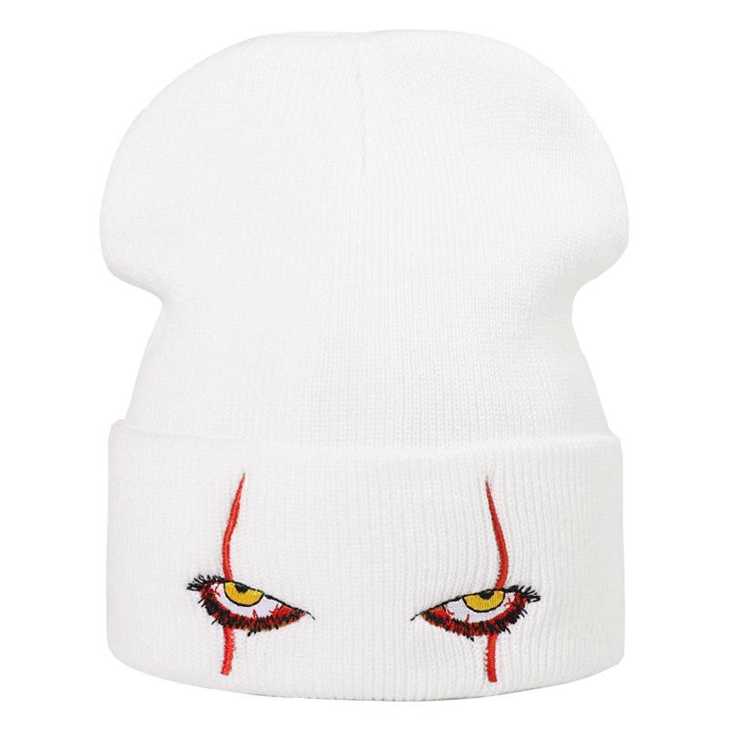 Winter Beanie Pullover Hat Women's Knitted Hat Embroidered Skullies Hat Cap Men Autumn Warm Ski Bonnets Unisex Cuffed Skull Caps