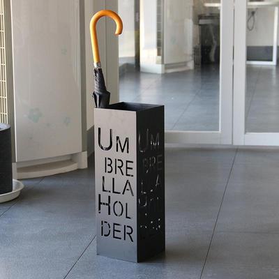 Porte-parapluies élégant en fer forgé pour la décoration de bureau et d'entrée de maison