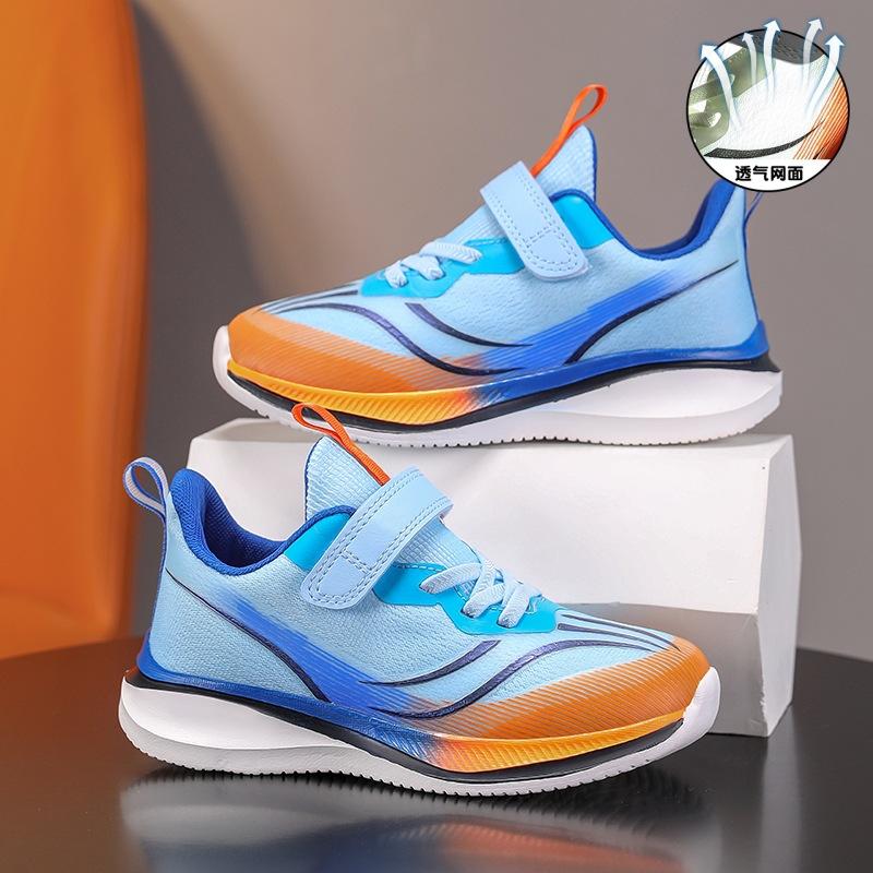 Boys shoes 2025 spring and autumn mesh classmates boys sports shoes middle and older children running shoes children's sports shoes tide