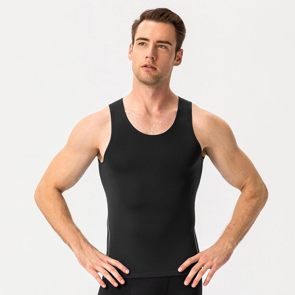 Herren-Laufweste, Sportbekleidung, schnell trocknend, Fitness-Tanktop, Training, Joggen, Sport-Singlet, ärmellos, Outdoor-Tops