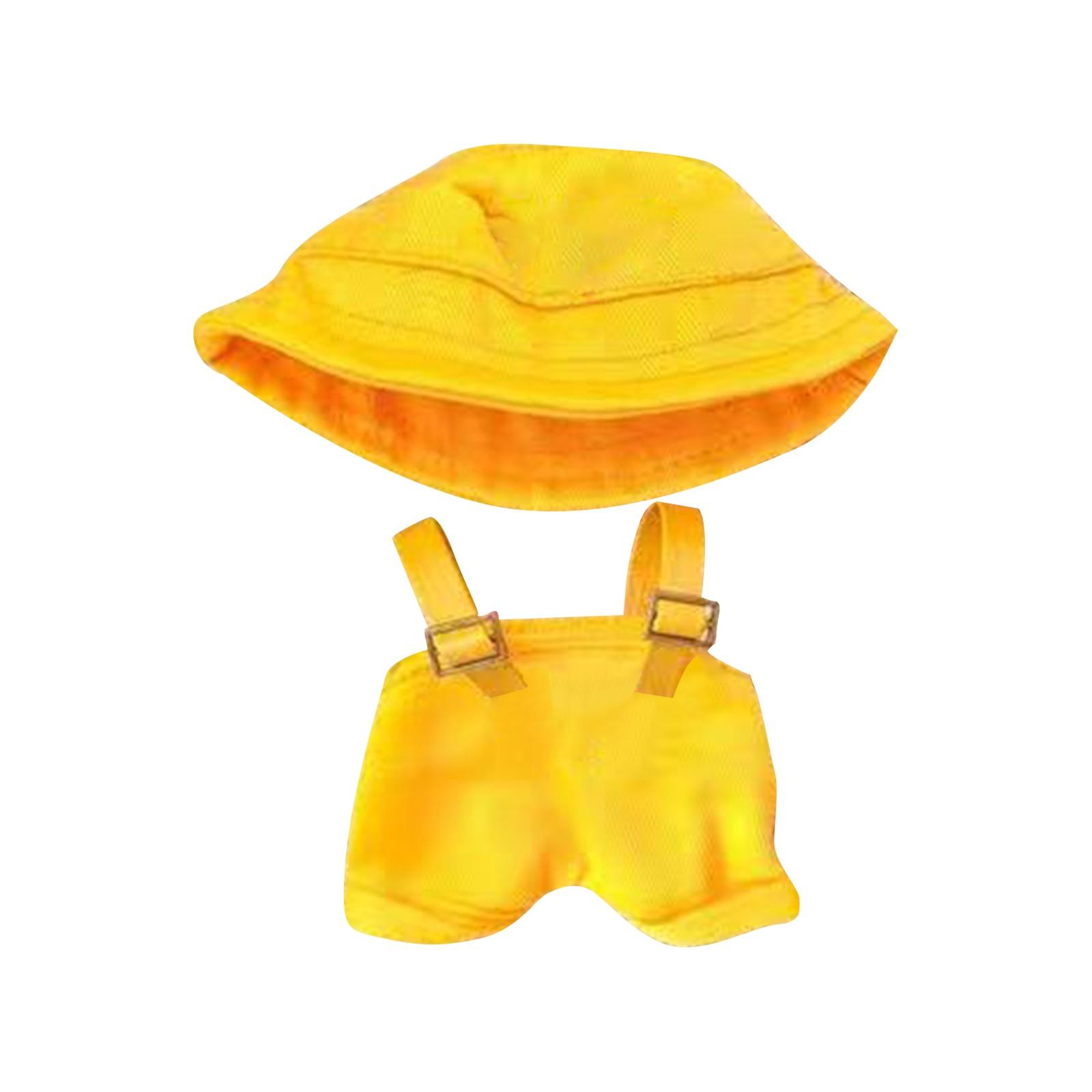 

The First And Second Generation Baby Clothes15cm Or 17cm Sitting Party Clothes Accessories Inverted Suspenders(/Black/Blue/) One Size жовтий