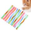 10Pcs Freely Folding Spring Shape MultiColor Cat Bouncing Toy Good Elasticity Pet Playing Toy