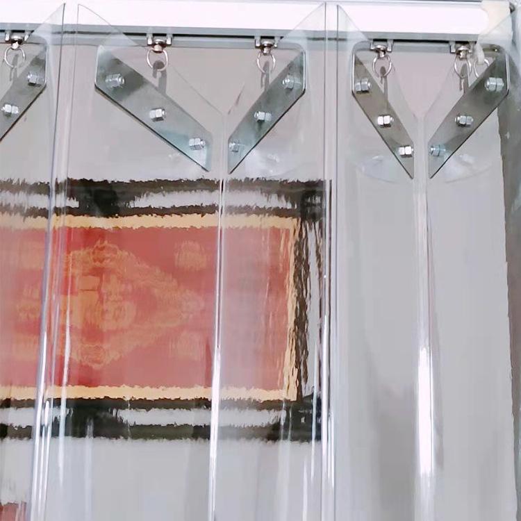 

Прозрачная мягкая ПВХ штора для двери - Изолированная, Защищающая от сквозняков, для Кухонь и Интерьеров 1.2mm - Transparent Curtain