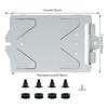 Gaming Accessory for Console Hard Disk Drive Base Bracket HDD Mounting Bracket Hard Drive Tray Metal Holder with Screw