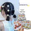 Cute Autumn Korean Style Strawberry Flower Hair Ties for Babies