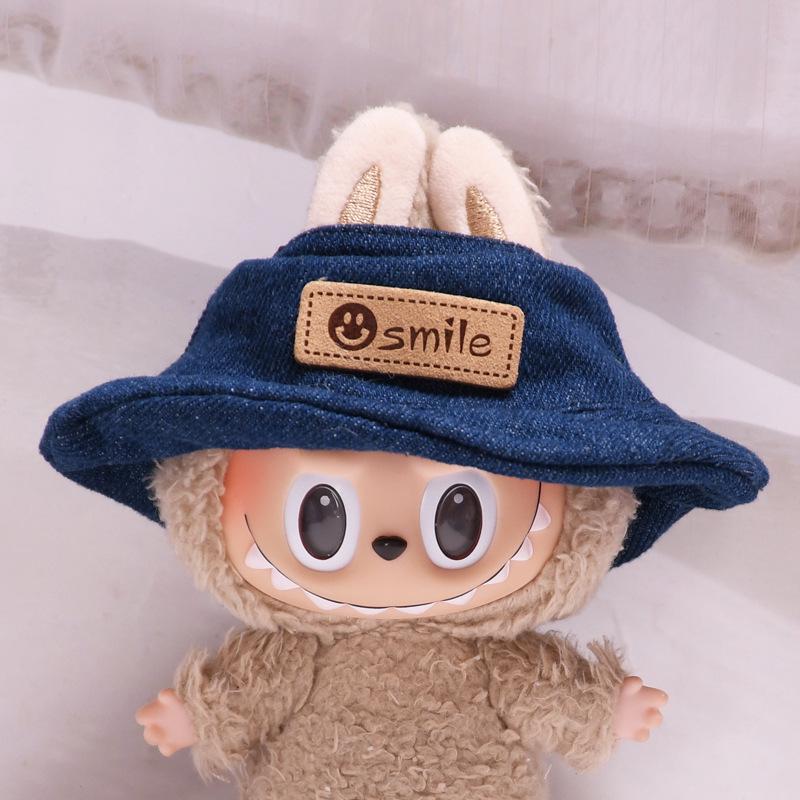 Pandantiv pălărie Labubu de 17 cm: Accesoriu vestimentar/Breloc/Amulet pentru geantă de umăr/Cană cu apă